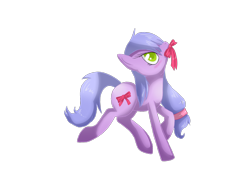 Size: 1600x1200 | Tagged: safe, artist:tomat-in-cup, oc, oc only, oc:ribbon breeze, earth pony, pony, bow, earth pony oc, simple background, solo, transparent background