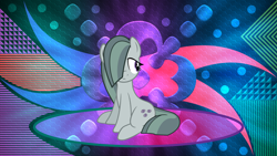 Size: 3840x2160 | Tagged: safe, artist:laszlvfx, artist:slb94, edit, marble pie, earth pony, pony, g4, female, high res, solo, wallpaper, wallpaper edit