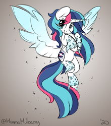 Size: 1861x2117 | Tagged: safe, artist:mulberrytarthorse, artist:pacificside18, shining armor, alicorn, pony, g4, alicornified, female, gleaming shield, horn, mare, prince shining armor, race swap, rainbow power, rainbow power-ified, rule 63, shiningcorn, simple background, wings