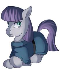Size: 3000x3600 | Tagged: safe, artist:kenisu-of-dragons, maud pie, earth pony, pony, g4, cute, female, high res, lying down, mare, maudabetes, simple background, solo, transparent background
