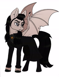 Size: 4092x5328 | Tagged: safe, artist:celestial-rainstorm, pony, vampire, vampony, absurd resolution, dracula, ponified, simple background, solo, white background