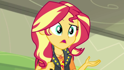 Size: 1920x1080 | Tagged: safe, screencap, sunset shimmer, equestria girls, g4, my little pony equestria girls: better together, sock it to me, female, geode of empathy, magical geodes, solo