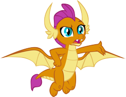 Size: 7946x6068 | Tagged: safe, artist:memnoch, smolder, dragon, g4, female, flying, simple background, solo, transparent background, vector