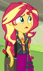 Size: 380x622 | Tagged: safe, screencap, sunset shimmer, equestria girls, g4, my little pony equestria girls: better together, sock it to me, cropped, female, geode of empathy, magical geodes, solo
