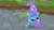 Size: 1920x1080 | Tagged: safe, screencap, trixie, pony, unicorn, a horse shoe-in, g4, burnt mane, cape, clothes, female, hat, mare, scorched, solo, trixie's cape, trixie's hat