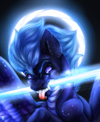 Size: 843x1024 | Tagged: safe, artist:raychelrage, oc, oc only, pegasus, pony, mouth hold, solo, tongue out