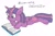 Size: 1091x723 | Tagged: safe, artist:cmara, twilight sparkle, alicorn, pony, g4, book, female, lying down, mare, solo, studying, traditional art, twilight sparkle (alicorn)