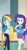 Size: 486x899 | Tagged: safe, screencap, rainbow dash, rarity, equestria girls, equestria girls specials, g4, my little pony equestria girls: better together, my little pony equestria girls: holidays unwrapped, o come all ye squashful, female, out of context, raised eyebrow, rarity peplum dress