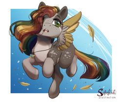 Size: 1200x1000 | Tagged: safe, artist:silentwulv, oc, oc only, pegasus, pony, chibi, female, mare, solo, two toned wings, wings