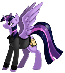 Size: 1170x1308 | Tagged: safe, artist:brainiac, derpibooru exclusive, twilight sparkle, alicorn, pony, g4, bottomless, clothes, demonstration, female, mare, owo, partial nudity, simple background, slponycon, smiling, solo, spread wings, transparent background, tutorial, twilight sparkle (alicorn), video in description, wings