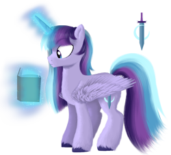 Size: 1100x1000 | Tagged: safe, artist:unoriginai, oc, oc only, oc:owllight moonshine, alicorn, pony, fanfic:cat's cradle, alicorn oc, book, horn, inbred, male, male alicorn, offspring, parent:shining armor, parent:twilight sparkle, parents:shining sparkle, product of incest, simple background, solo, stallion, transparent background, wings
