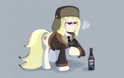 Size: 1578x996 | Tagged: safe, artist:another_pony, march gustysnows, earth pony, pony, g4, alcohol, female, solo