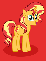 Size: 1700x2260 | Tagged: safe, artist:cybertronianbrony, sunset shimmer, pony, unicorn, g4, cute, shimmerbetes