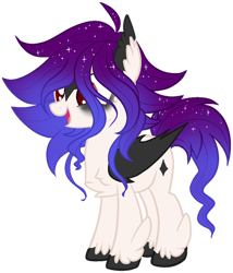 Size: 400x467 | Tagged: safe, artist:azrealrou, oc, oc only, bat pony, pony, chest fluff, simple background, solo, transparent background