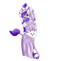 Size: 2000x2000 | Tagged: safe, artist:euspuche, oc, oc only, zebra, semi-anthro, arm hooves, clothes, dancing, female, high res, looking at you, simple background, solo, standing, transparent background