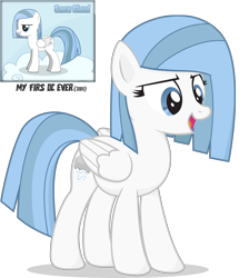 Size: 2000x2229 | Tagged: safe, artist:le-23, oc, oc only, oc:snow cloud, pegasus, pony, high res, misspelling, pegasus oc, rework, simple background, solo, transparent background, vector, wings