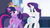 Size: 1920x1080 | Tagged: safe, screencap, rarity, twilight sparkle, alicorn, pony, equestria girls, g4, my little pony equestria girls, big crown thingy, blushing, element of magic, female, floppy ears, jewelry, regalia, twilight sparkle (alicorn)