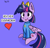 Size: 1980x1888 | Tagged: safe, artist:artiks, twilight sparkle, alicorn, pony, g4, atg 2020, cute, dialogue, female, helping twilight win the crown, mare, newbie artist training grounds, redraw, simple background, solo, twiabetes, twilight sparkle (alicorn), wondercolt ears, wondercolts uniform