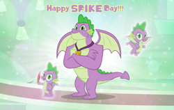 Size: 1280x807 | Tagged: safe, artist:andoanimalia, spike, dragon, g4, older, older spike, winged spike, wings