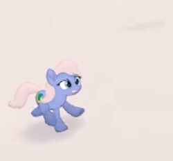 Size: 298x276 | Tagged: safe, screencap, earth pony, pony, g4, my little pony: the movie, background pony, canterlot, cropped, female, high angle, mare, running, scared, solo, unnamed character, unnamed pony