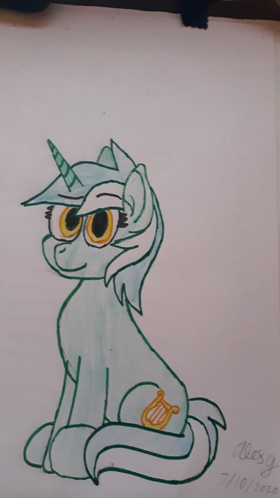 Safe Artist Lightningdash Lyra Heartstrings Pony Unicorn Female Solo