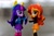 Size: 1024x681 | Tagged: safe, artist:artofmagicpoland, sunset shimmer, twilight sparkle, alicorn, equestria girls, g4, dancing, doll, equestria girls minis, female, irl, photo, toy, twilight sparkle (alicorn)