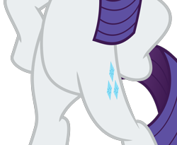 Size: 3882x3179 | Tagged: safe, artist:jhayarr23, edit, vector edit, rarity, pony, unicorn, fake it 'til you make it, g4, belly, bipedal, cropped, female, high res, hooves on hips, pictures of bellies, simple background, solo, transparent background, vector