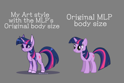 Size: 3000x2000 | Tagged: safe, artist:celes-969, twilight sparkle, pony, unicorn, g4, emala jiss challenge, gray background, high res, simple background, unicorn twilight