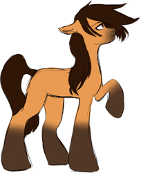 Size: 1514x1859 | Tagged: safe, artist:azusadrawz, oc, oc only, earth pony, pony, simple background, solo, white background