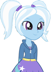 Size: 859x1208 | Tagged: safe, artist:grapefruitface1, artist:supersamyoshi, edit, trixie, equestria girls, g4, alternate hairstyle, babysitter trixie, bad edit, clothes, female, hoodie, show accurate, solo