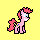 Size: 40x40 | Tagged: safe, artist:ineptponer, oc, earth pony, pony, animated, blinking, commission, female, mare, pixel art, profile picture, science, solo, sway