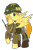 Size: 1625x2430 | Tagged: safe, artist:xphil1998, oc, oc only, pegasus, pony, 101st airborne division (us), gun, helmet, knife, m1a1 carbine, male, paratrooper, simple background, solo, stallion, transparent background, us army, weapon, world war ii