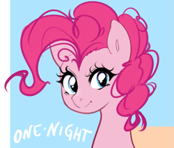 Size: 841x715 | Tagged: safe, artist:one-night, pinkie pie, pony, g4, cute, profile