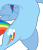 Size: 2604x3013 | Tagged: safe, artist:emberfiremane, edit, vector edit, rainbow dash, pegasus, pony, g4, may the best pet win, armpits, belly, bipedal, cropped, female, high res, pictures of bellies, puffed chest, simple background, solo, transparent background, vector, wings