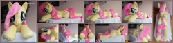 Size: 640x480 | Tagged: safe, artist:calusariac, fluttershy, pony, g4, irl, life size, photo, plushie, solo