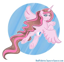 Size: 1280x1248 | Tagged: safe, artist:redpalette, oc, alicorn, pony, alicorn oc, cute, flying, horn, wings