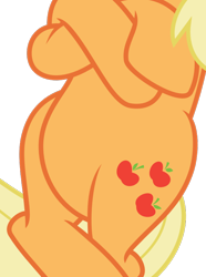 Size: 624x838 | Tagged: safe, artist:daydreamsyndrom, edit, vector edit, applejack, pony, the crystal empire, belly, bipedal, bipedal leaning, cropped, crossed hooves, crossed legs, female, leaning, pictures of bellies, simple background, solo, transparent background, vector