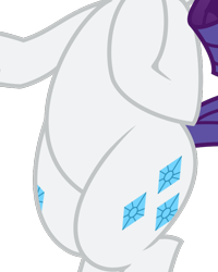Size: 674x843 | Tagged: safe, artist:mickeymonster, edit, vector edit, rarity, pony, unicorn, g4, belly, bipedal, cropped, female, pictures of bellies, simple background, solo, transparent background, vector