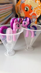 Size: 720x1280 | Tagged: safe, starlight glimmer, pony, unicorn, g4, cup, cup of pony, female, irl, merchandise, micro, photo, toy
