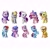 Size: 1500x1500 | Tagged: safe, applejack, cup cake, derpy hooves, fluttershy, pinkie pie, princess cadance, rainbow dash, rarity, starlight glimmer, twilight sparkle, g4, g4.5, my little pony: pony life, blind bag, female, food, frosting, irl, photo, sprinkles, toy