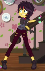 Size: 294x462 | Tagged: safe, screencap, sunset shimmer, costume conundrum, equestria girls, g4, my little pony equestria girls: better together, cropped, female, solo, vampire shimmer