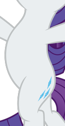 Size: 998x1919 | Tagged: safe, artist:dashiesparkle edit, edit, vector edit, rarity, pony, fake it 'til you make it, g4, belly, bipedal, cropped, female, pictures of bellies, simple background, solo, transparent background, vector