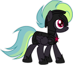 Size: 1070x960 | Tagged: safe, artist:rerorir, oc, oc only, pegasus, pony, armor, female, mare, simple background, solo, transparent background