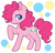 Size: 920x880 | Tagged: safe, artist:epicsaucemaster, pinkie pie, earth pony, pony, g4, cute, diapinkes, ear fluff, female, mare, profile, simple background, solo, white background