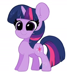Size: 2000x2200 | Tagged: safe, artist:kittyrosie, twilight sparkle, pony, unicorn, g4, cute, emala jiss challenge, female, high res, mare, simple background, solo, twiabetes, unicorn twilight, white background