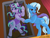 Size: 2048x1536 | Tagged: safe, artist:novaintellus, edit, starlight glimmer, trixie, pony, g4, ankle chain, atg 2020, bubble, cape, clothes, colored, colors:crowley, duo, escape act, goggles, leotard, newbie artist training grounds, one-piece swimsuit, open-back swimsuit, swimming goggles, swimsuit, trixie's cape, underwater, water tank