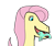 Size: 592x497 | Tagged: safe, artist:raptorshy, fluttershy, lyra heartstrings, oc, oc only, oc:raptorshy, dinosaur, pony, velociraptor, g4, female, lyra plushie, plushie, solo, species swap, veloshyraptor