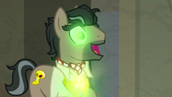 Size: 1920x1080 | Tagged: safe, screencap, doctor caballeron, earth pony, pony, daring doubt, g4, glowing eyes, male, solo, stallion, this will not end well, truth talisman