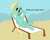 Size: 1280x1024 | Tagged: safe, artist:teddieatwork, zephyr breeze, pegasus, pony, g4, beach, beach chair, chair, relaxing, solo, sunglasses, wish you were here