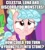 Size: 500x551 | Tagged: safe, edit, edited screencap, editor:arcgaming91, screencap, cozy glow, spike, dragon, g4, beating a dead horse, caption, cozy glow drama, dead horse, drama, image macro, op can't let go, text